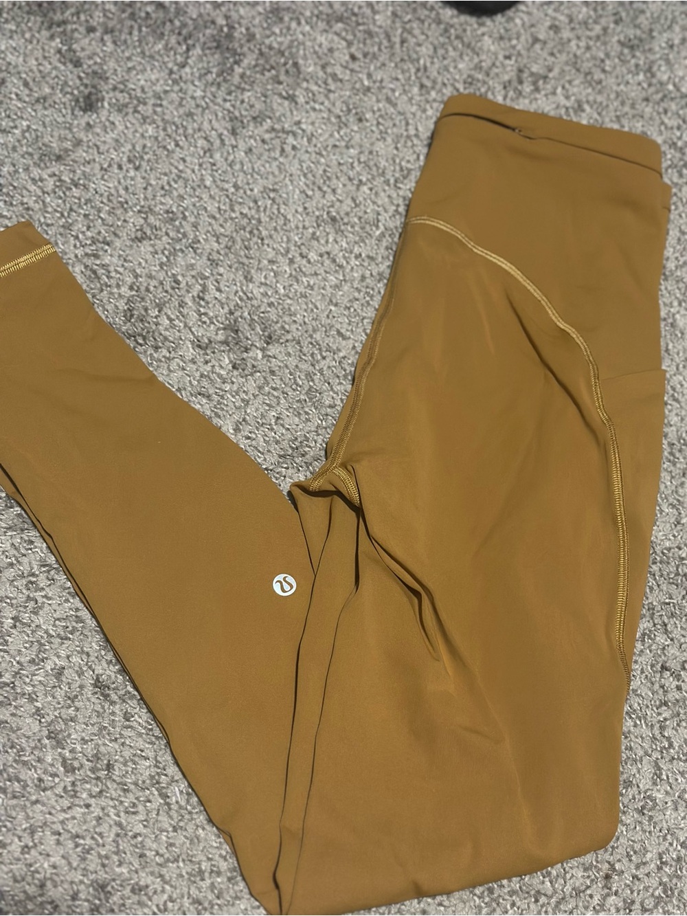 lululemon athletica Women's Mustard Leggings